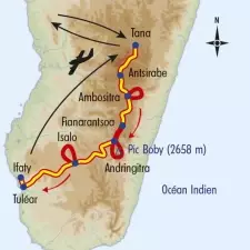 Itinéraire du voyage Trek et Rencontres à Madagascar - Madagascar - Tirawa