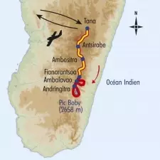 Itinéraire du voyage Trek des Hautes Terres - Madagascar - Tirawa