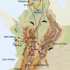 Itinéraire du voyage Grand Tour de Colombie - Colombie - Tirawa