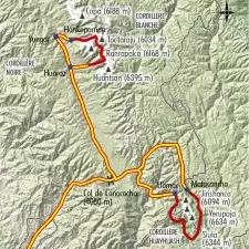 Itinéraire du voyage Machu Picchu, Cordillères Blanche et Huayhuash - Pérou - Tirawa