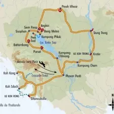 Itinéraire du voyage Grand Tour du Cambodge - Cambodge - Tirawa