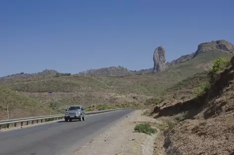 Route entre Bahar Dar et Gondar - Ethiopie