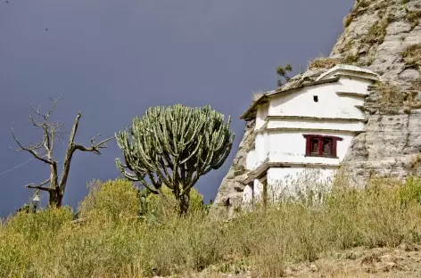 Eglise du Tigray, perchée dans la montagne - Ethiopie
