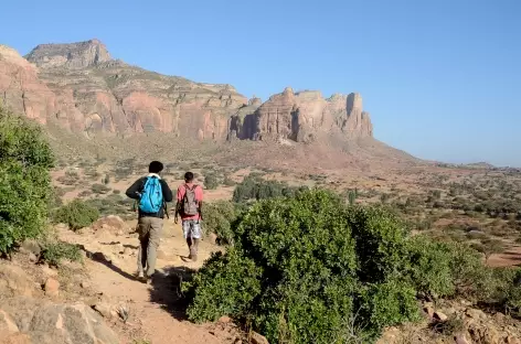 Trek entre Gudele et Kemer, massif du Gheralta - Ethiopie