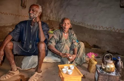 Café chez l'habitant, massif du Gheralta - Ethiopie