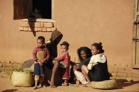 Village dans la vallée du Tsaranoro - Madagascar