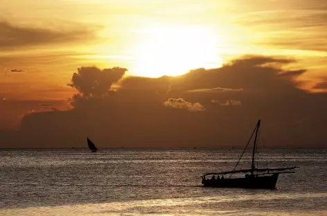 Coucher de soleil depuis Stone Town, Zanzibar - Tanzanie - 