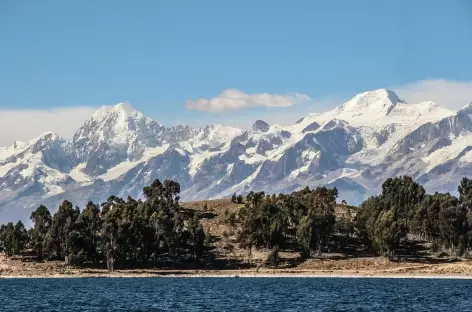 La Cordillère Royale depuis le lac Titicaca - Bolivie