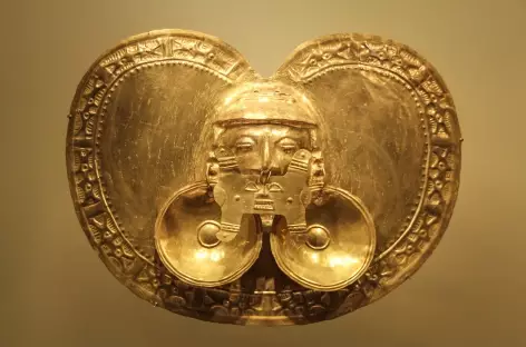 Une pièce du musée de l'or à Bogota - Colombie