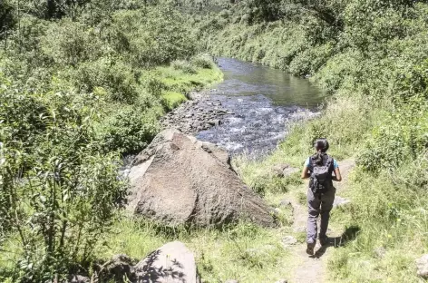 Balade sur les bords du rio Pita - Equateur