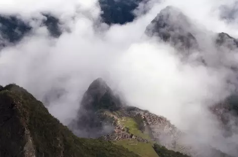 Le Machu Picchu depuis le sommet de la montagne éponyme - Pérou