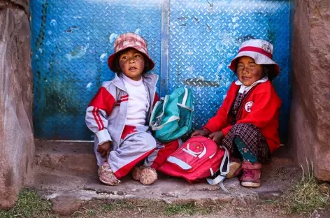 Enfants à Llachon - Pérou
