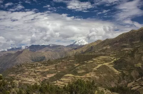 Première vision du Salcantay - Pérou