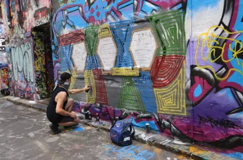 Street art dans Melbourne - Australie