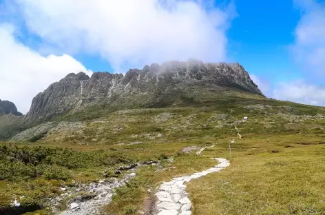 objectif le sommet de Cradle Mountain (1545 m) - Cradel Mountain - Tasmanie