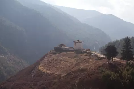 Sur la route entre Haa et Thimphu - 