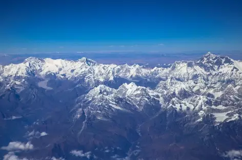 Vol Delhi Paro Cho Oyu et Everest