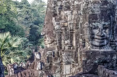 Le temple du Bayon à Angkor - Cambodge