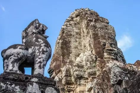 Le temple du Bayon à Angkor - Cambodge