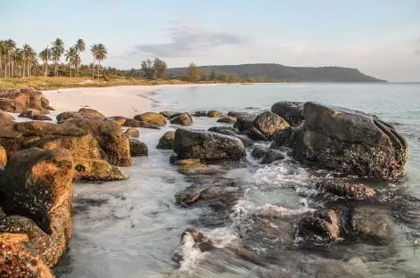 Coucher de soleil sur une île de la Mer de Siam - Cambodge