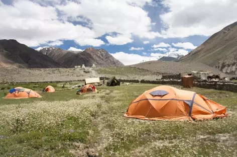 Camp de Tanze, Ladakh, Zanskar- Inde