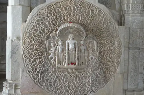 Détail du temple Jaïn à Ranakpur - Inde - 