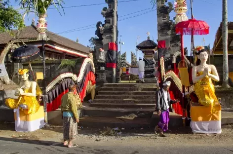 Un des nombreux temples hindouistes de Bali..., Bali - Indonésie
