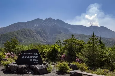 L'inquiétant volcan Sakurajima - Japon