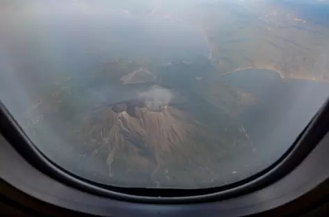 Survol du volcan Sakurajima - Japon