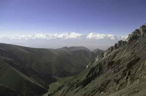 Montée au col Chorkou à 3970 m - Kirghizie