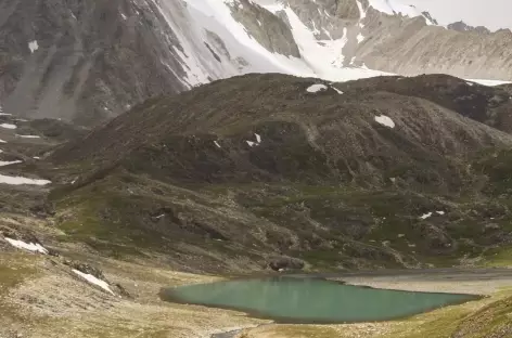 Lacs et sommets à Sary Mogol - Kirghizie