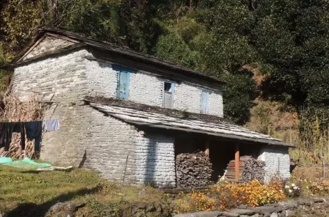 Architecture du sud  des Annapurna  - Népal