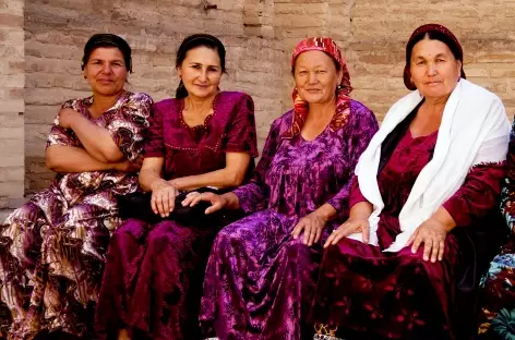 Femmes ouzbèkes à Samarcande - Ouzbékistan - 