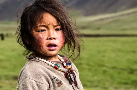 Jeune nomade, Kham - Tibet