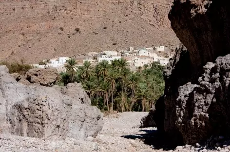 Villahge de Bidah, entrée du Wadi Bani Khalid - Oman - 