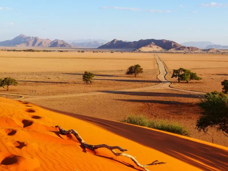 Dunes d'Elim à Sesriem - Namibie, &copy; Thierry Monniez - TIRAWA 