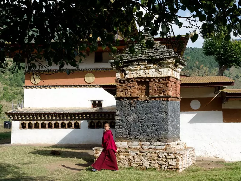 Punakha - monastère de Chhimi Lhakhang - Bhoutan, &copy; Robert Dompnier -Tirawa 