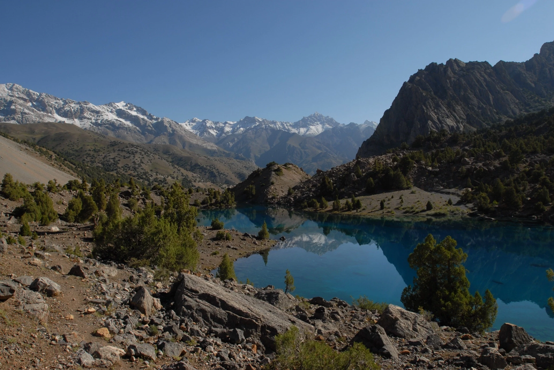 Dômes de neige et de turquoise