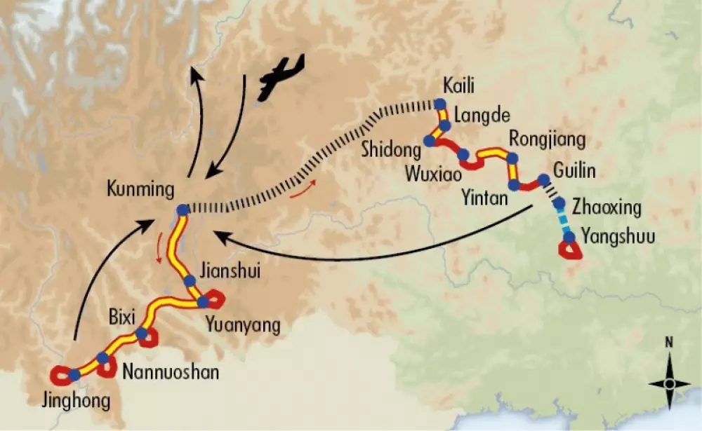 Découverte du Yunnan, du Guizhou, du Guangxi et des ethnies Dong