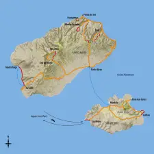 Itinéraire du voyage Des sentiers de Santo Antão au Carnaval de Mindelo - Cap-Vert - Tirawa