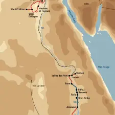 Itinéraire du voyage Trésors d'Egypte - Egypte - Tirawa