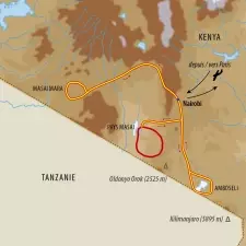 Itinéraire du voyage Immersion chez les Masaïs et Safari - Kenya - Tirawa