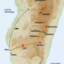Itinéraire du voyage Trésors de Madagascar - Madagascar - Tirawa