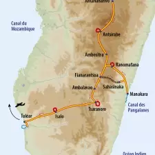 Itinéraire du voyage Trésors de Madagascar - Madagascar - Tirawa