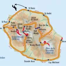 Itinéraire du voyage La Réunion, Ile Authentique Créole - Réunion - Tirawa