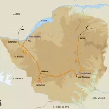 Itinéraire du voyage Trésors du Zimbabwe - Zimbabwe - Tirawa