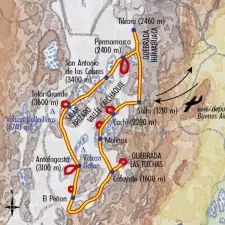 Itinéraire du voyage Altiplano Secret - Argentine - Tirawa