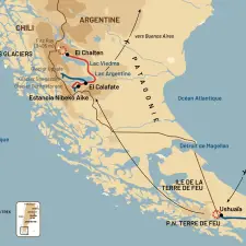 Itinéraire du voyage Patagonie et Terre de Feu : Glaciers et Sentiers mythiques - Argentine - Tirawa