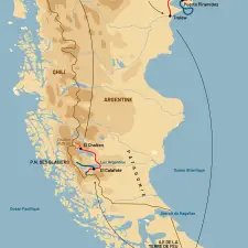 Itinéraire du voyage La Patagonie Argentine en 5 Etapes - Argentine - Tirawa