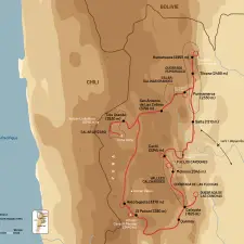 Itinéraire du voyage Altiplano Secret - Argentine - Tirawa